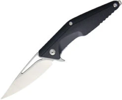 Brous Blades Division Liner Lock Flipper -Blk Polymer (4.5" D2) BRBM005