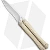 Brous Blades Balisong B3 Butterfly Knife Burnt Bronze Cerakote SS (4.25" Satin) -Brous Blades Shop Brous Balisong B3 Butterfly Burt Bronze Cerakote SS BHQ 50404 jr 2