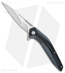 Brous Blades Hardwire Liner Lock Knife Blue/Black G-10 (4.25" Satin)