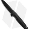 Brous Blades Icon Liner Lock Flipper Knife Blackout (3.25" Black) -Brous Blades Shop Brous Blades Icon LL Fliipper Black Blackout Black BHQ 85429 jr