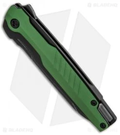 Brous Blades Icon Liner Lock Flipper Knife Green (3.5" Acid Stonewash) -Brous Blades Shop Brous Blades Icon LL Flipper Green Acid SW BHQ 85422 jr spine