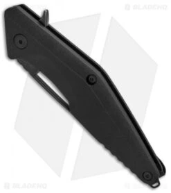 Brous Blades Import Line Division Liner Lock Flipper Knife Black (3.8" Black SW) -Brous Blades Shop Brous Blades Import Line Division LL Black Black SW BRBM005A BHQ 88646 jr spine