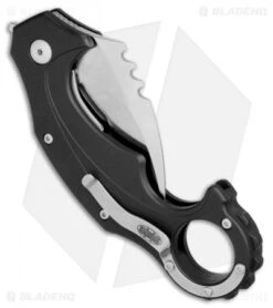 Brous Blades Import Line Enforcer Liner Lock Karambit Knife (2.5" Satin) -Brous Blades Shop Brous Blades Import Line Enforcer LL Karambit Satin BHQ 82306 jr side