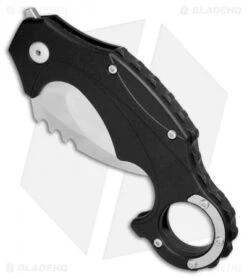 Brous Blades Shop -Brous Blades Shop Brous Blades Import Line Enforcer LL Karambit Satin BHQ 82306 jr spine