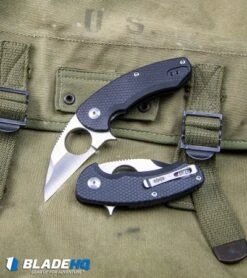 Brous Blades Import Line Silent Soldier Flipper Knife (2.5" Satin) -Brous Blades Shop Brous Blades Import Line Silent Soldier Flipper Knife Satin BHQ82312 kp green canvas bag web