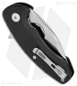 Brous Blades Import Line Silent Soldier Flipper Knife (2.5" Satin) -Brous Blades Shop Brous Blades Import Line Silent Soldier Satin BHQ 82312 jr side