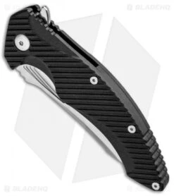 Brous Blades Import Line T4 Liner Lock Flipper Knife (3.75" Satin) Tanium Design -Brous Blades Shop Brous Blades Import Line T4 LL Flipper Satin BHQ 82314 jr spine