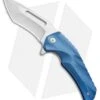 Brous Blades & Mikkel Willumsen Reloader Flipper Knife Blue Al (3.6" Stonewash)
