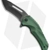 Brous Blades & Mikkel Willumsen Reloader Flipper Knife Green Al (3.6" Acid SW) -Brous Blades Shop Brous Blades Mikkel Willumsen Reloader Green Al Acid SW BHQ 72242 jr