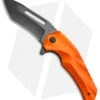 Brous Blades & Mikkel Willumsen Reloader Flipper Knife Orange Al (3.6" Black)
