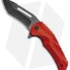 Brous Blades & Mikkel Willumsen Reloader Flipper Knife Red Al (3.6" Acid SW) -Brous Blades Shop Brous Blades Mikkel Willumsen Reloader Red Al Acid SW BHQ 72247 jr