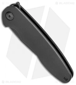 Brous Blades Specter Flipper Frame Lock Knife Black G-10 (3" Blackout) -Brous Blades Shop Brous Blades Specter Flipper FL SS Black G 10 Blackout SPEC BO BHQ 79770 jr spine