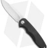 Brous Blades Specter Flipper Frame Lock Knife Black G-10 (3" Satin) -Brous Blades Shop Brous Blades Specter Flipper FL SS Black G 10 Satin SPEC SA BHQ 79768 jr