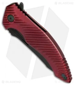 Brous Blades Shop -Brous Blades Shop Brous Blades Tanium Design T4 Red Aluminum Blackout BHQ 80250 jr spine