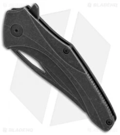 Brous Blades Virtue Flipper Liner Lock Knife Titanium (3.25" Acid SW) -Brous Blades Shop Brous Blades Virtue Flipper acid sw BHQ 75015 er spine