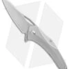 Brous Blades Virtue Flipper Liner Lock Knife Titanium (3.25" Satin) -Brous Blades Shop Brous Blades Virtue Flipper ti satin BHQ 75012 er