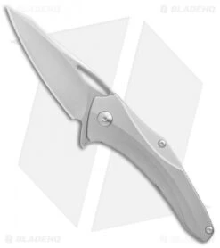 Brous Blades Virtue Flipper Liner Lock Knife Titanium (3.25" Satin)