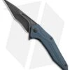 Brous Blades Tyrant Liner Lock Flipper Knife Blue (4" Acid Stonewash)