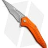 Brous Blades Tyrant Liner Lock Flipper Knife Orange (4" Stonewash) 1 Brous Blades Tyrant Liner Lock Flipper Knife Orange (4" Stonewash) -Brous Blades Shop Brous Tyrant LL Flipper SW Orange BHQ 50546 jr