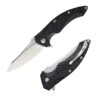 Brous Blades T4 Flipper Folding Knife, D2 SW, Black Handle, M004S -Brous Blades Shop brbm004s