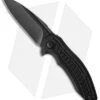 Brous Blades Bionic 2.0 Flipper Knife Black (3" Acid Stonewash)