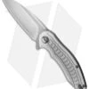 Brous Blades Bionic 2.0 Flipper Knife Silver (3" Satin)
