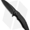 Brous Blades Bionic Flipper Knife Black Aluminum (3" Black)