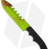 Brous Blades Coroner Knife Zombie Green Fixed Blade (6.25" Plain) Limited