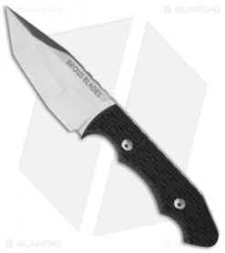 Brous Blades Triple Threat Knife Fixed Blade (3.6" Satin Plain)