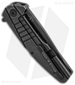 Brous Blades Insight Flipper Knife Titanium (3" Acid Stonewash) -Brous Blades Shop brous blades insight full acid sw side cm