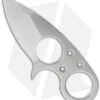 Brous Blades Silent Soldier V2 Neck Knife Drop Point Fixed (2.5" Stonewash)