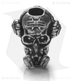 Brous Blades Skull Bead (Pewter)