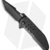 Brous Blades Turpin Strife Flipper Knife Carbon Fiber (3.75" Blackout)