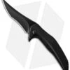 Brous Blades Vendetta Flipper Liner Lock Knife Black G-10 (4" Blackout) -Brous Blades Shop brous blades vendetta blackout cm