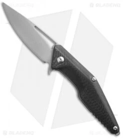 Brous Blades Division Flipper Knife Carbon Fiber (4.37" Stonewash)
