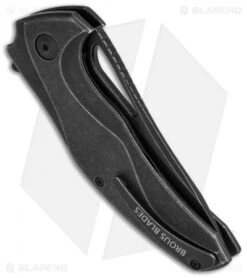 Brous Blades Exo Liner Lock Flipper Knife Titanium (3.375" Full Acid Stonewash) -Brous Blades Shop brous exo full asw side cm