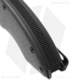 Brous Blades Sinner Flipper Knife Carbon Fiber (3.25" Acid Stonewash) Sal Manaro -Brous Blades Shop brous manaro spine 2