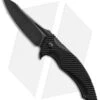 Brous Tanium Design T4 Flipper Knife Black G10 (4" Acid Washed) -Brous Blades Shop brous mna brt4 asw black