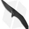 Brous Blades Parallax Frame Lock Flipper Knife Blackout Titanium (3.75" Black) -Brous Blades Shop brous parallax blackout bhq 36423 cm