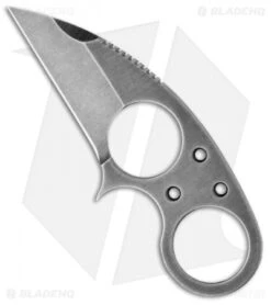 Brous Blades Silent Soldier V1 Neck Knife Straight Edge Fixed (2.5" Acid Washed)