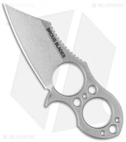 Brous Blades Silent Soldier Ranger V2 Neck Knife (Stonewash)